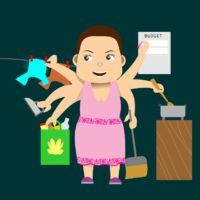 Woman multi tasking | © Arteclip | Dreamstime Stock Photos